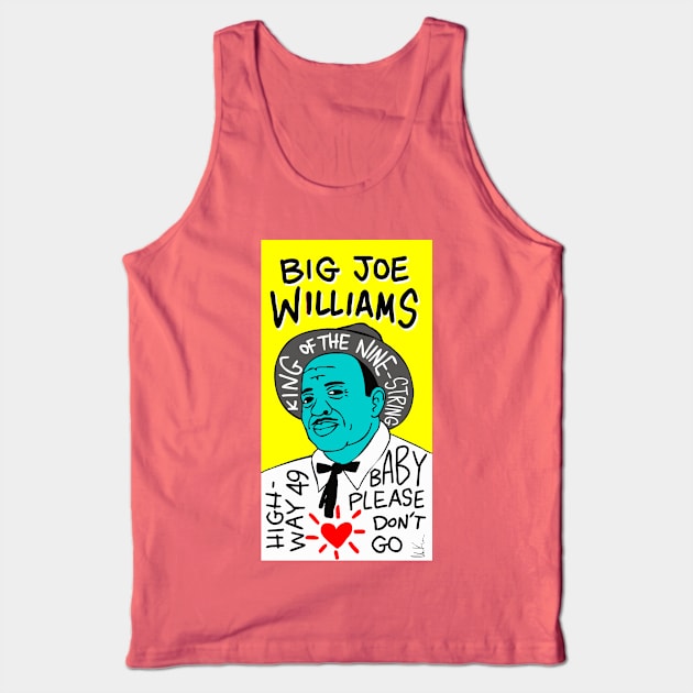 Big Joe Williams Tank Top by krusefolkart